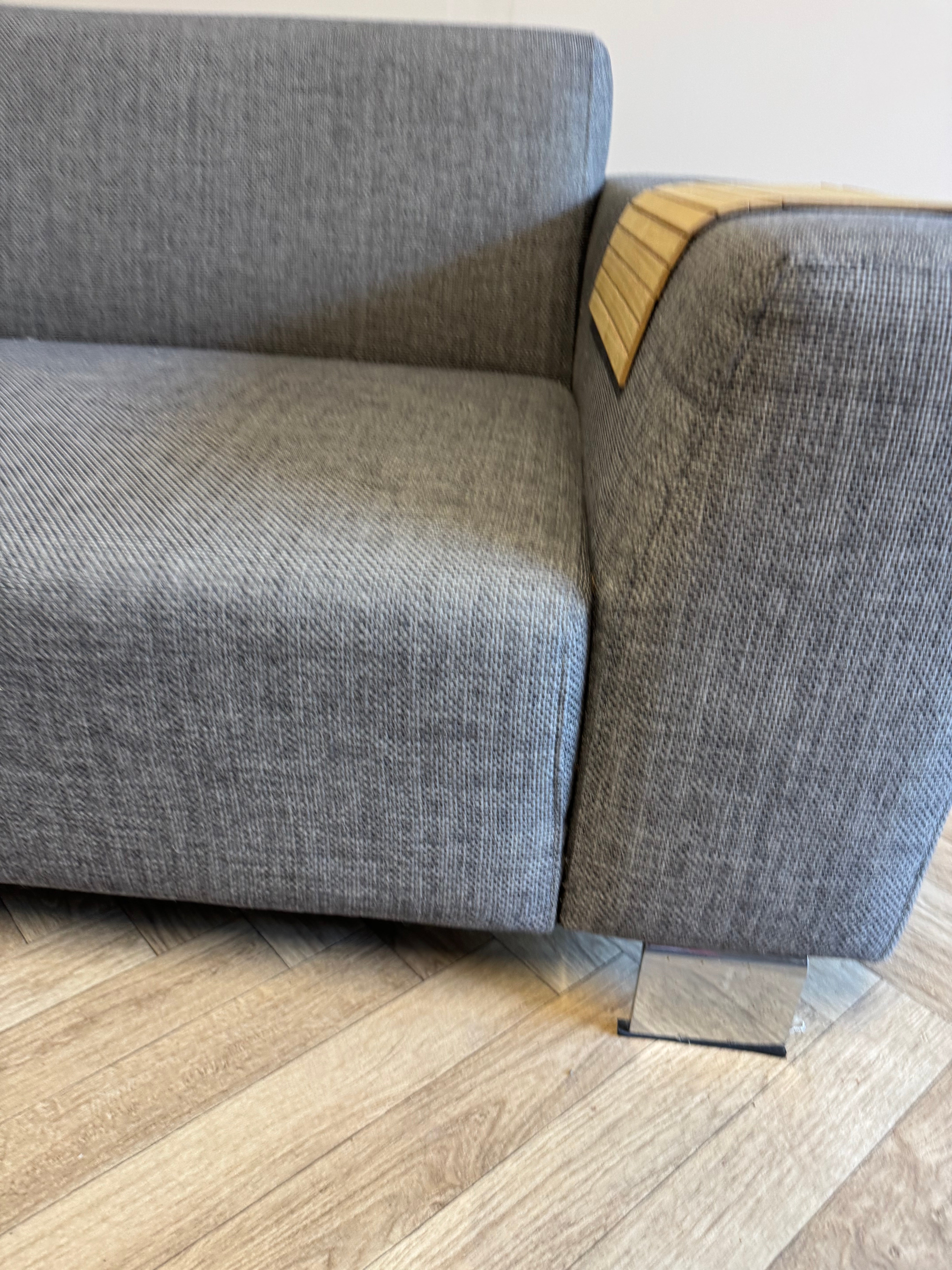 Moderne Grijze Hoekbank met Luxe Uitstraling 🛋️✨ Antraciet