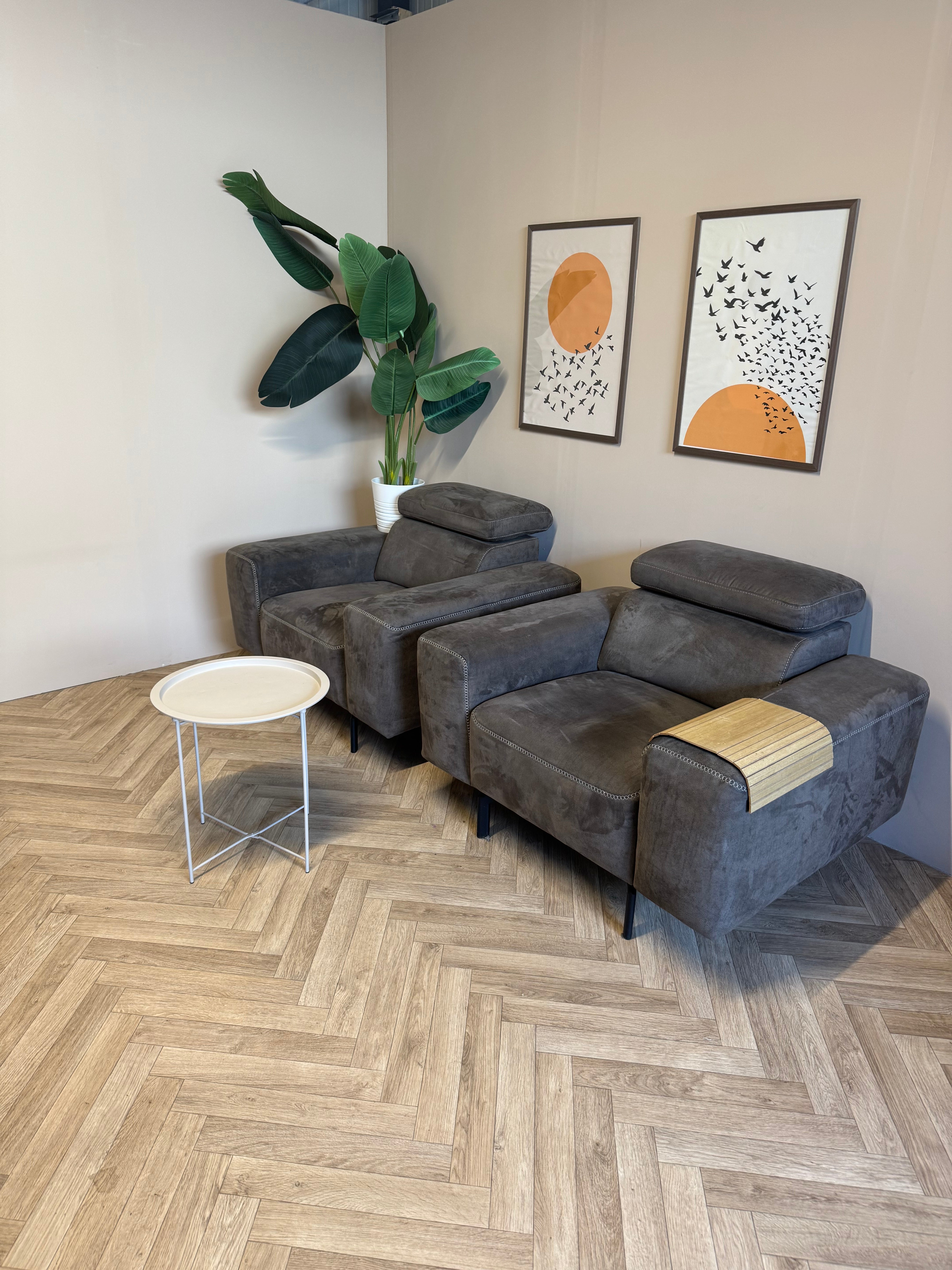 Set van 2 Luxe Fauteuils met Verstelbare Hoofdsteunen🛋️⭐️