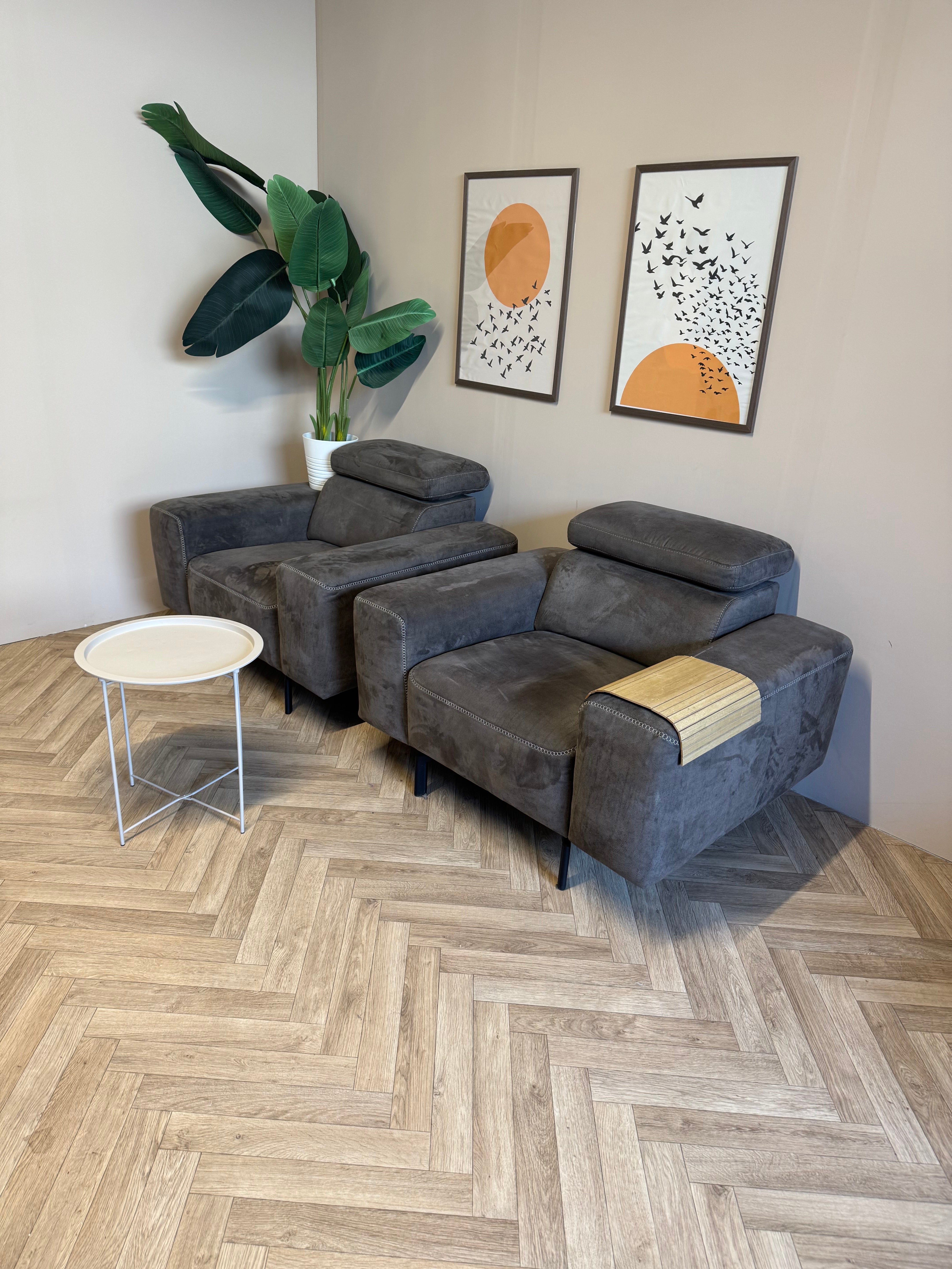 Set van 2 Luxe Fauteuils met Verstelbare Hoofdsteunen🛋️⭐️