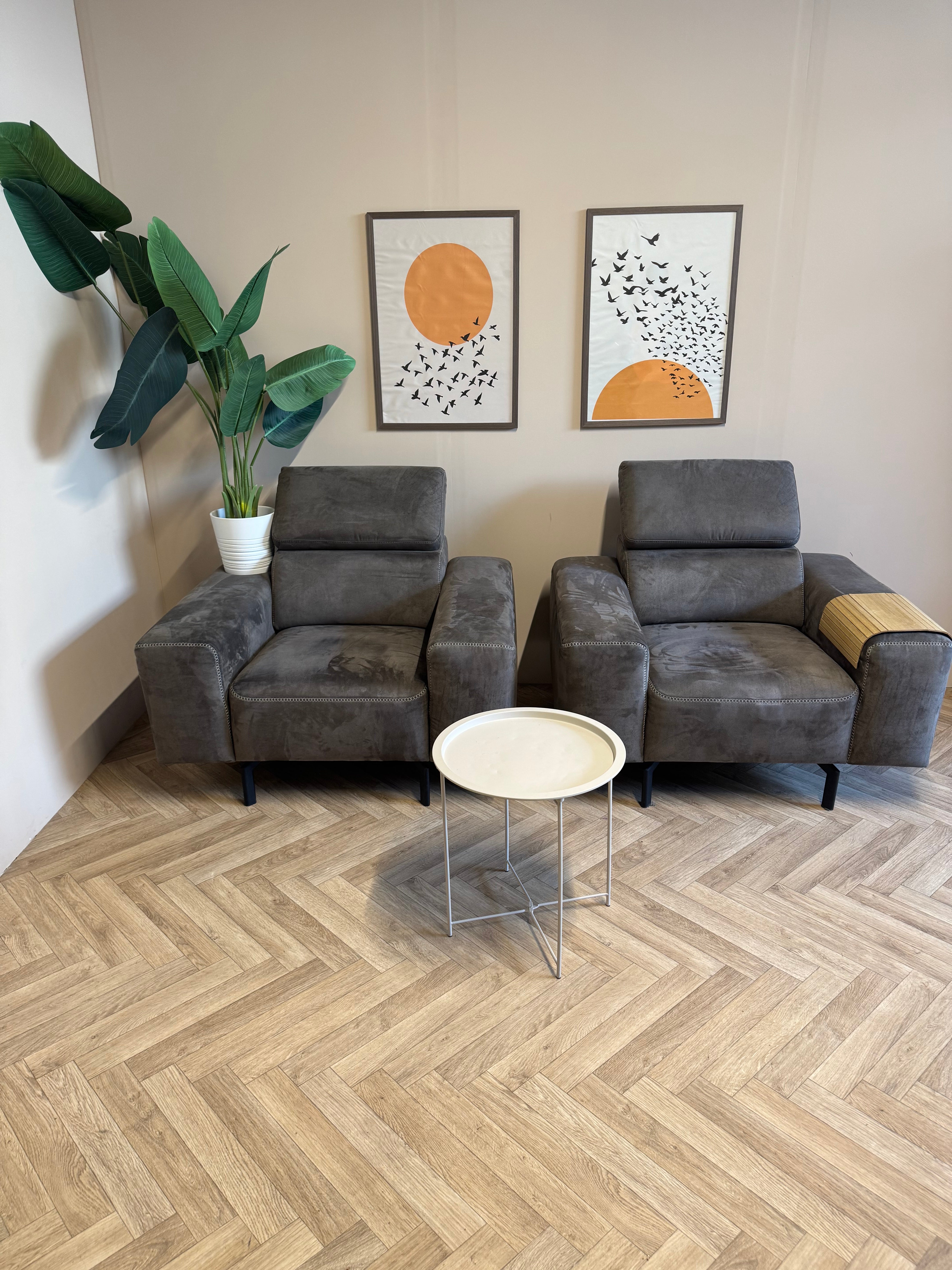 Set van 2 Luxe Fauteuils met Verstelbare Hoofdsteunen🛋️⭐️