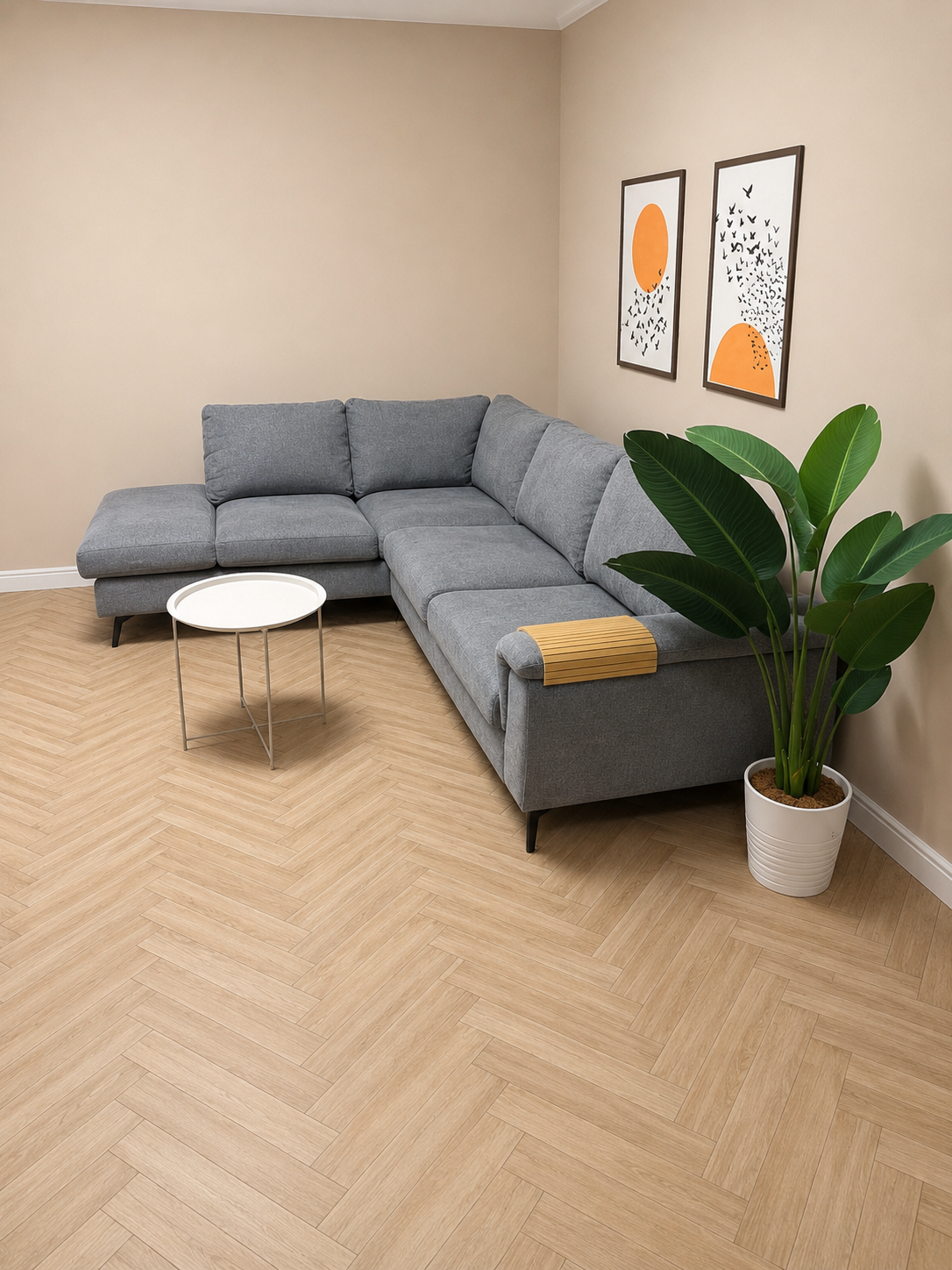 Stijlvolle Grijze Hoekbank met Loungedeelte antraciet 🛋️
