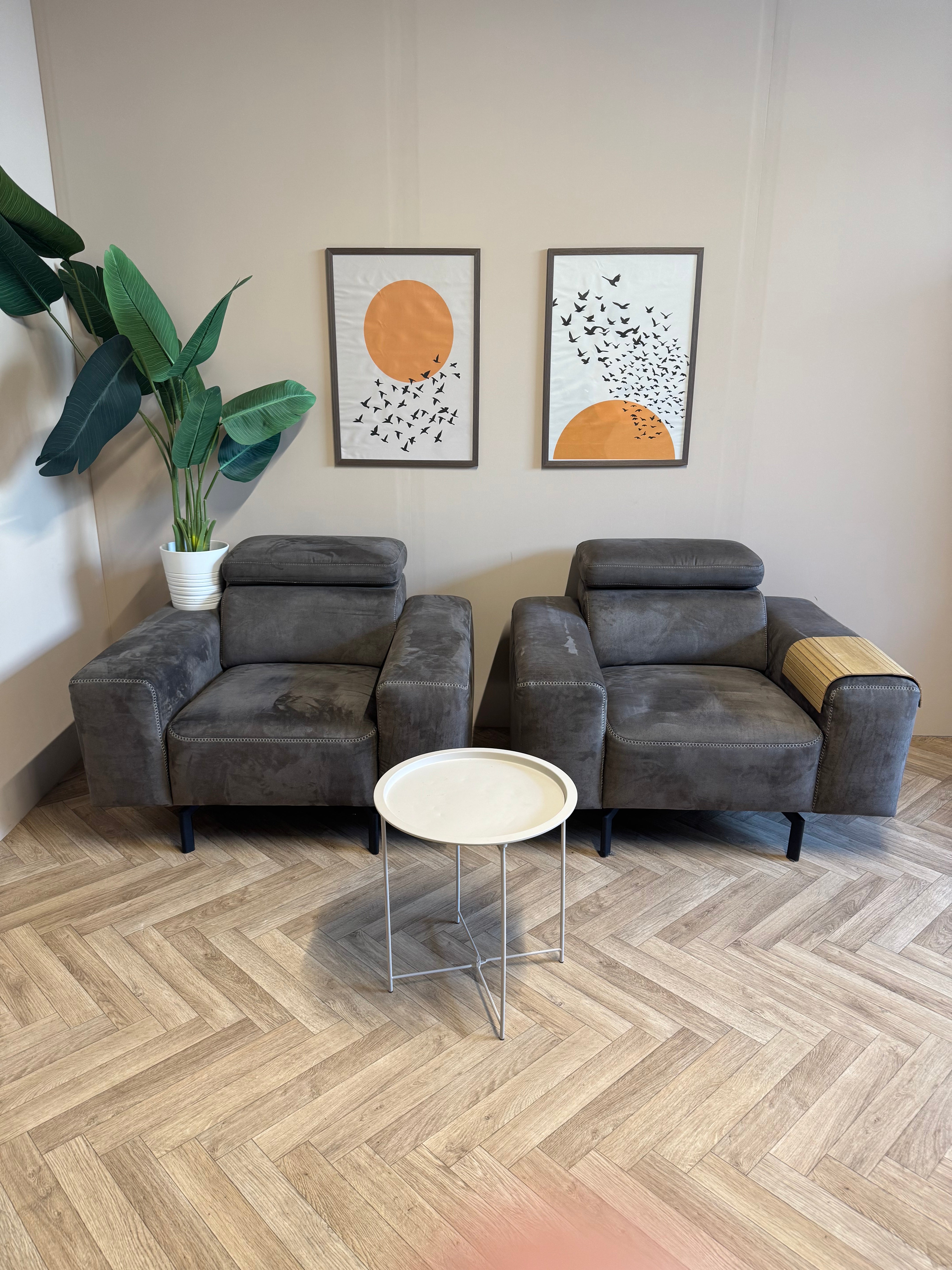 Set van 2 Luxe Fauteuils met Verstelbare Hoofdsteunen🛋️⭐️